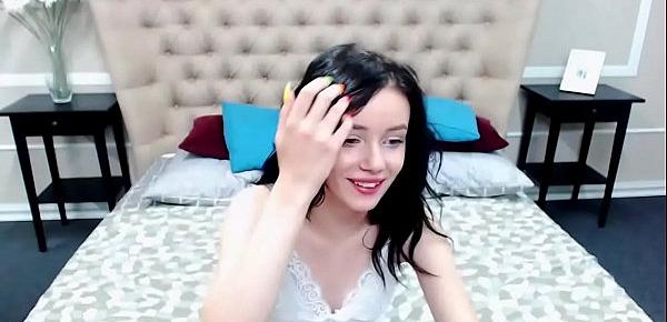  Beautiful small tits teen on webcam
